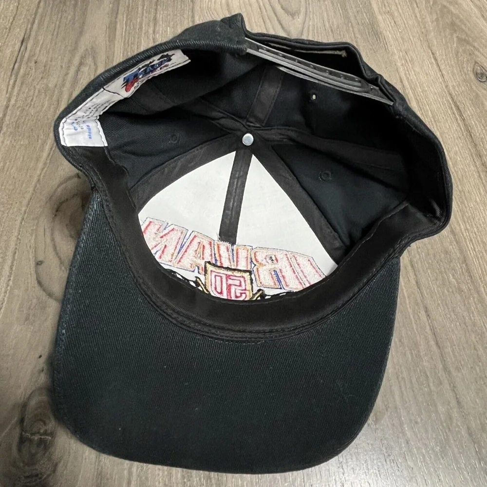 Vintage Ernie Irvan Hat Snapback Cap Black Red NASCAR Car Racing Limed Edition